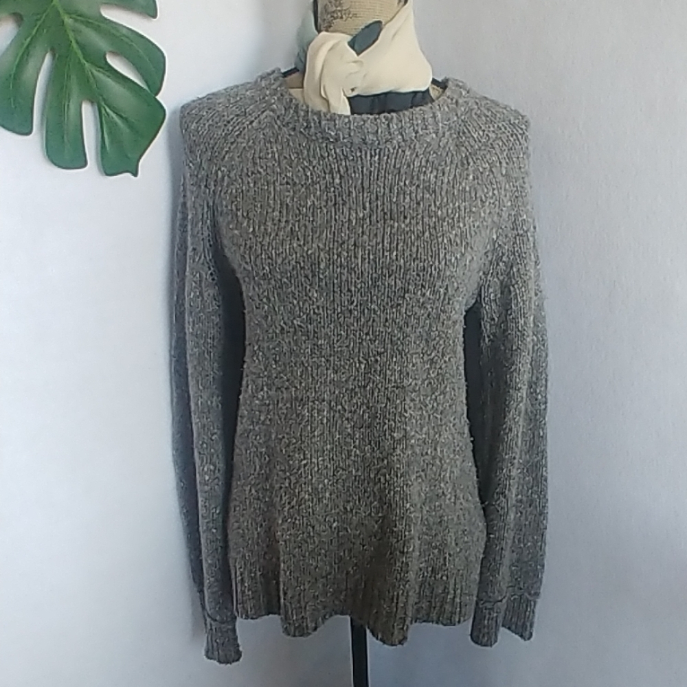 Kenar Back button Wool Blend Sweater